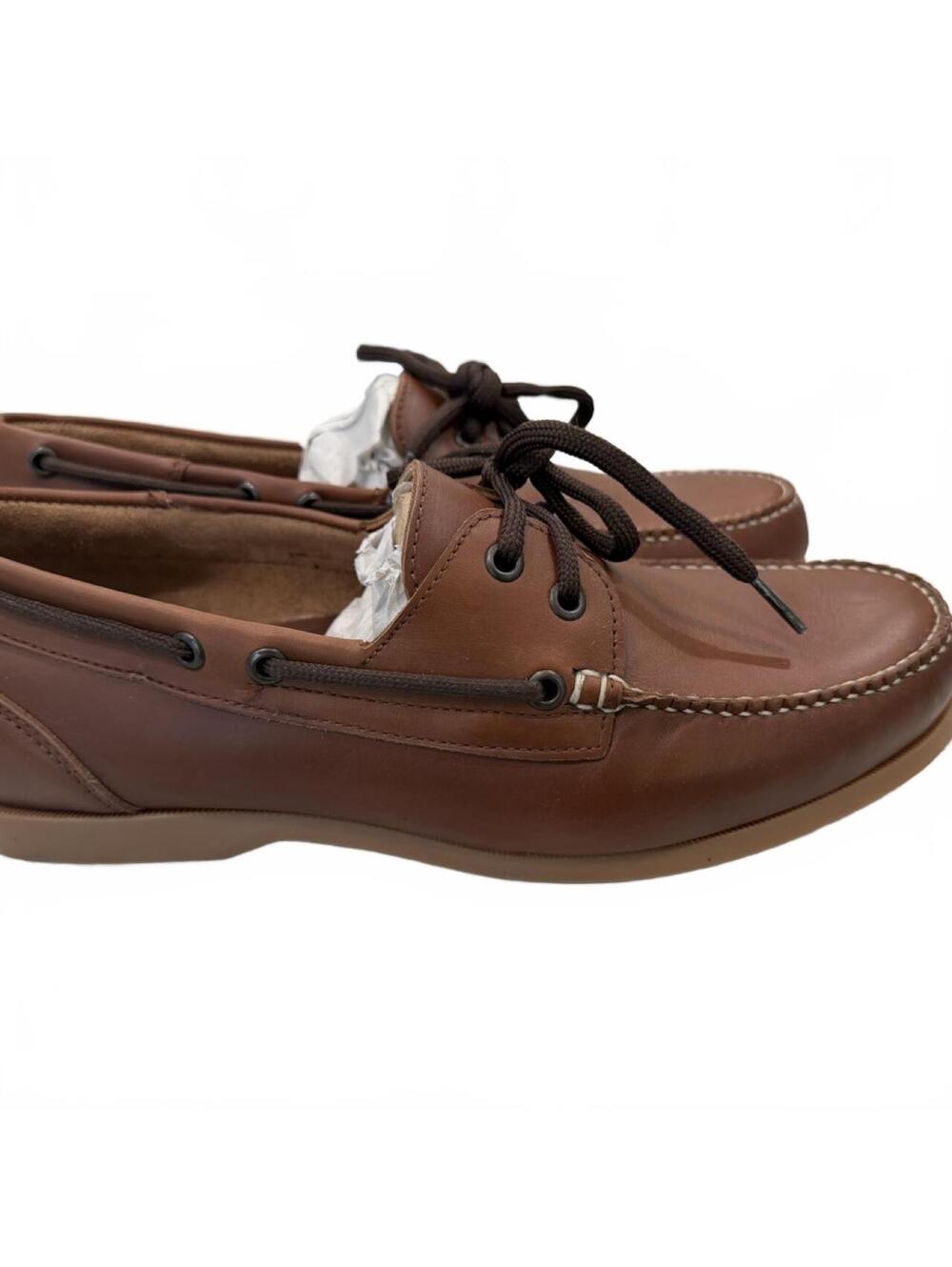 Hitchcock men's leather boat shoes Size 9.5.